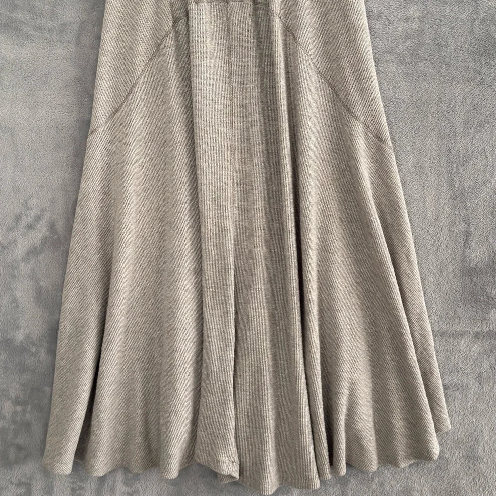 Polo Ralph Lauren Henley Maxi Style Long Dress Grey Medium Thermal  Waffle - Picture 9 of 15
